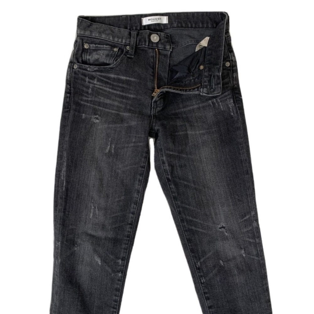 MOUSSY VINTAGE Velma Comfort Stretch Jeans in FADED BLACK SIZE 24 - Picture 9 of 16